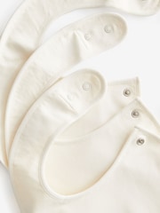 Cream Baby Regular 100% Cotton Bibs 3 Pack - Image 3 of 3