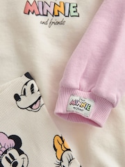 Cream Minnie Crew Sweatshirt and Shorts Set (3mths-7yrs) - Image 7 of 7