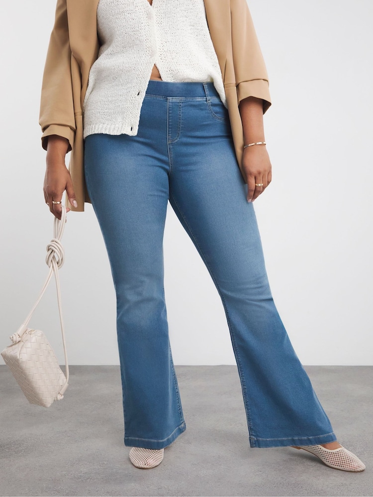 Azul - Jeggings bootcut de Simply Be - Imagen 1 de 5