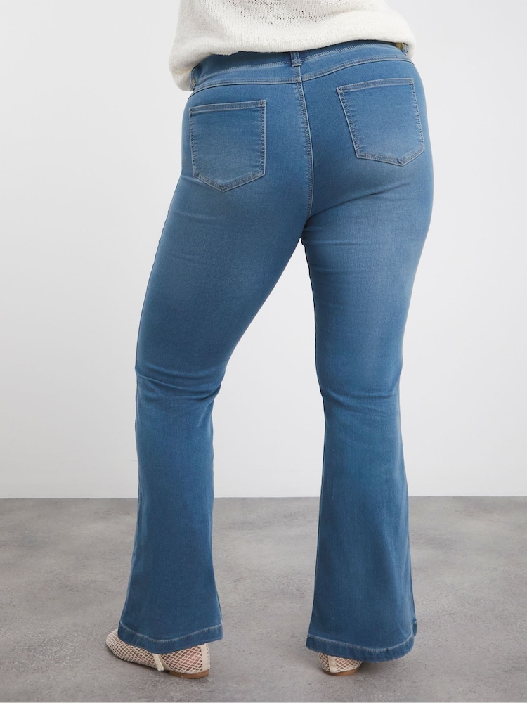 Azul - Jeggings bootcut de Simply Be - Imagen 2 de 5