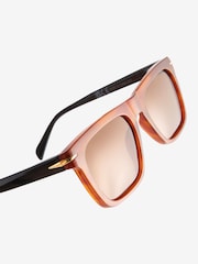 Amber Brown Flatbrow Polarised Sunglasses - Image 5 of 6