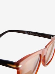 Amber Brown Flatbrow Polarised Sunglasses - Image 6 of 6