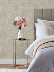 Riva Paoletti Cream Serafina Cross Hatch Vinyl Wallpaper - Image 1 of 3