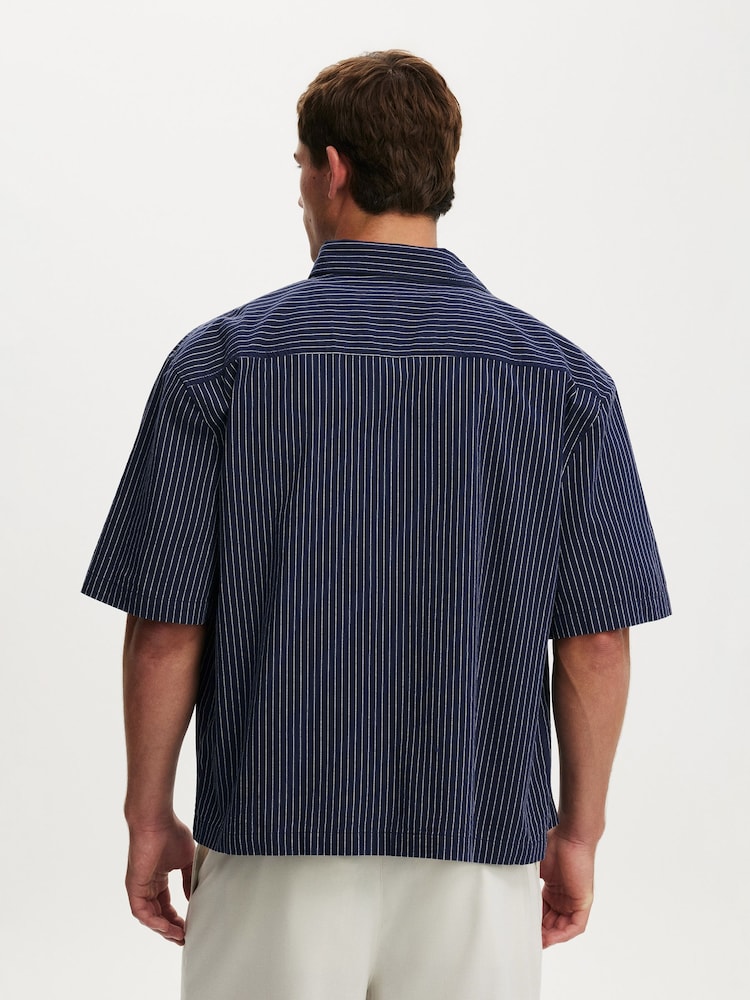 Cotton On Blue Ventura Short Sleeve Shirt - Image 2 of 4