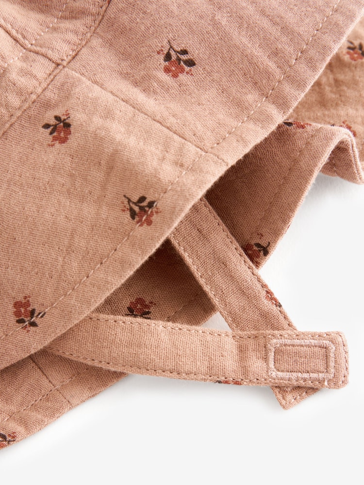 Ditsy Floral Baby Wide Brim Bucket Hat (0mths-2yrs) - Image 2 of 2
