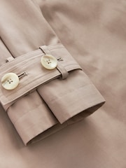 Neutral Shower Resistant Trench Coat - Image 7 of 8