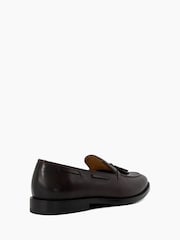 rjava - Dune London Sandders Usnjeni podplat Tassel mokasini - Slika 4 iz 6