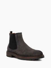 Dune London Grey Cheltenham Brushed Chelsea Boots - Image 4 of 6