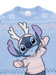 Azul de Lilo & Stitch - Suéter navideño para mujer de Vanilla Underground - Imagen 6 de 9