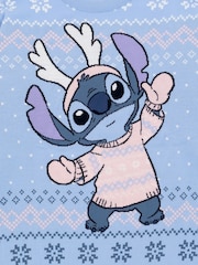 Azul de Lilo & Stitch - Suéter navideño para mujer de Vanilla Underground - Imagen 8 de 9