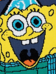 Vanilla Underground Blue Spongebob Kids Christmas Jumper - Image 6 of 7