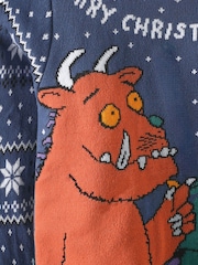 Vanilla Underground Blue Gruffalo Kids Xmas Jumper - Image 4 of 5
