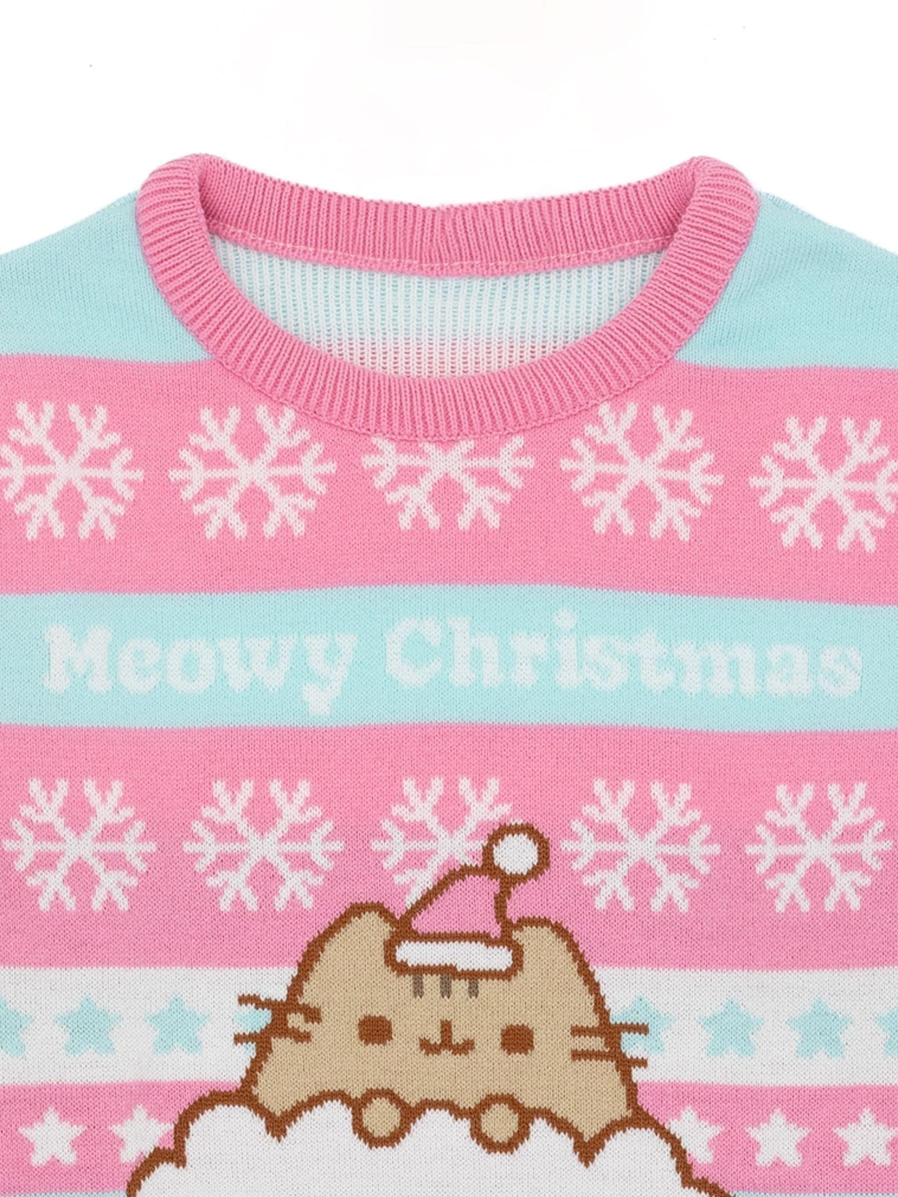 Vanilla Underground Pusheen Girls Christmas Jumper