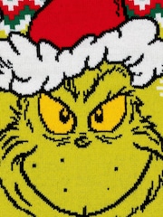Vanilla Underground Green Grinch Kids Christmas Jumper - Image 4 of 4