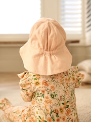 Apricot Pink Wide Brim Baby Hat (0mths-2yrs) - Image 3 of 6