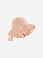Apricot Pink Wide Brim Baby Hat (0mths-2yrs) - Image 4 of 6