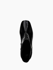 Dune London Black Branded Smart Block Heel Onsen Ankle Boots - Image 5 of 6