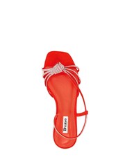 Dune London Orange Nyas Crystal Knot Flats Sandals - Image 4 of 4