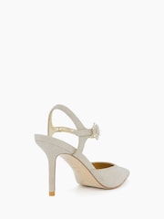 Dune London Gold Standard Fit Channel Y Back Open Court Heels - Image 4 of 5