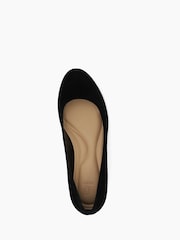 Dune London Black Standard Fit Bracket Low Heel Comfort Court Shoes - Image 6 of 6