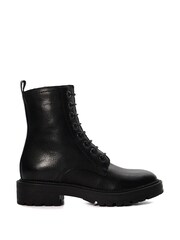 Dune London Black Chrome Press Cleated Hiker Boots - Image 3 of 6
