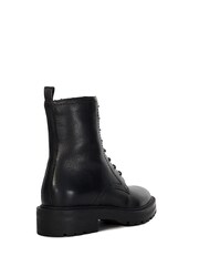 Dune London Black Chrome Press Cleated Hiker Boots - Image 5 of 6