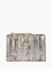 Dune London Silver Slim Kinners Quilted Purse - Image 1 of 6