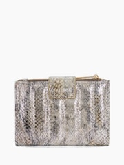 Dune London Silver Slim Kinners Quilted Purse - Image 3 of 6