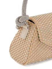 Dune London Nude Brynleys Embellished Top Handle Bag - Image 5 of 5