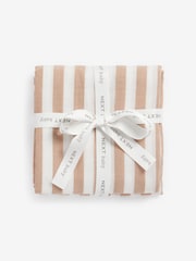 Neutral stripe Baby Extra Large 100% Cotton Multipurpose Muslin - Image 2 of 5