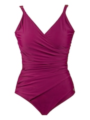Seaspray Mock Wrap Longer Length Tummy Control Swimsuit - Image 5 of 5