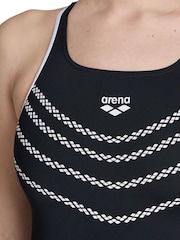 Arena Women's Performance Losange Swim Pro Back Black Swimsuit - Image 4 of 9