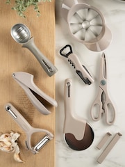 Fusion Grey Set of 4 Can Opener, Multi Peeler, Pizza Cutter and Garlic Press - Image 1 of 1