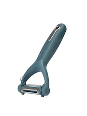 Fusion Blue Set of 4 Can Opener, Multi Peeler, Pizza Cutter and Garlic Press - Image 4 of 4