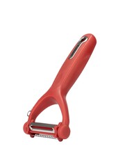 Fusion Red Set of 4 Can Opener, Multi Peeler, Pizza Cutter and Garlic Press - Image 4 of 4