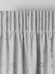 White Ditsy Floral Made to Measure 100% Cotton Curtains - Image 6 of 9