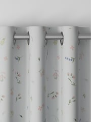 White Ditsy Floral Made to Measure 100% Cotton Curtains - Image 7 of 9