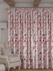Natural Restore Floral Made to Measure 100% Cotton Curtains - Image 2 of 9