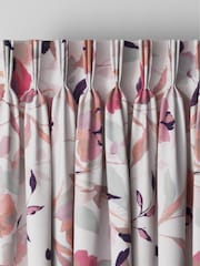 Natural Restore Floral Made to Measure 100% Cotton Curtains - Image 5 of 9