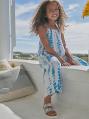 Blue Tie Dye Playsuit (3-16yrs) - Image 1 of 6
