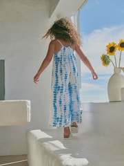 Blue Tie Dye Playsuit (3-16yrs) - Image 3 of 6