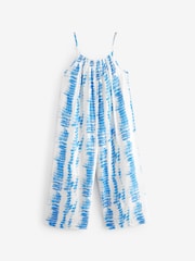 Blue Tie Dye Playsuit (3-16yrs) - Image 4 of 6