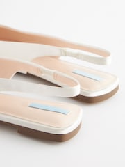 Ivory Forever Comfort Wedding Satin Heart Trim Bridal Shoes - Image 5 of 5