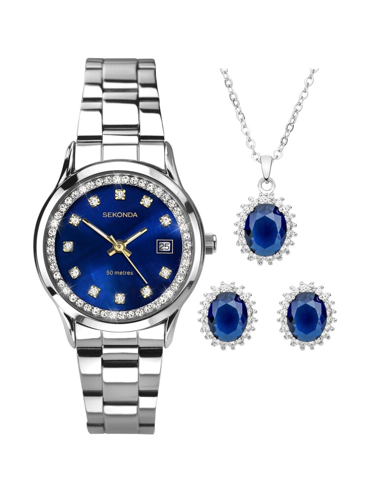 Sekonda Blue Catherine 3 Piece Gift Set - Image 2 of 8