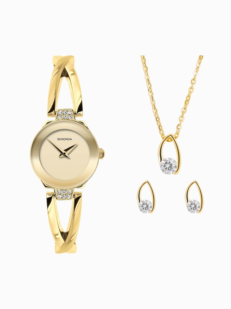 Sekonda Gold 3 Piece Dress Gift Set - Image 2 of 6