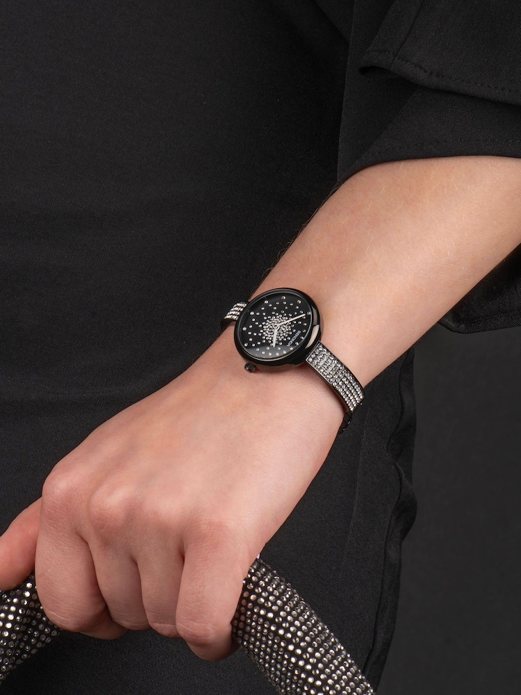 Sekonda Celeste Starlet Alloy Bracelet Black Watch - Image 6 of 6