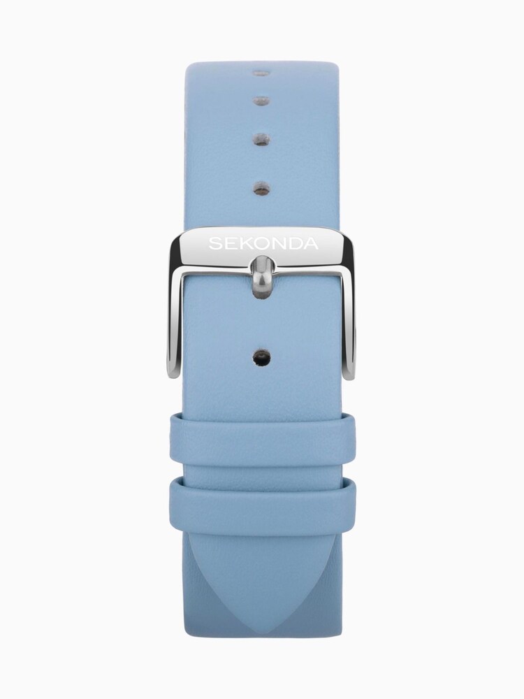 Sekonda Blue Leather Strap Watch - Image 2 of 6