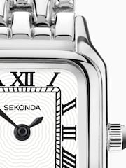 Sekonda Ladies Quinn Silver Alloy Bracelet White Watch - Image 4 of 6