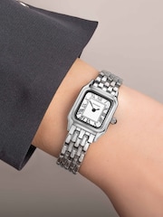 Sekonda Ladies Quinn Silver Alloy Bracelet White Watch - Image 6 of 6