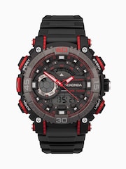 Sekonda Malvern Men’s Black Plastic Strap Digital Watch - Image 1 of 6